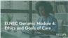 ELNEC Geriatric Module 4: Ethics and Goals of Care